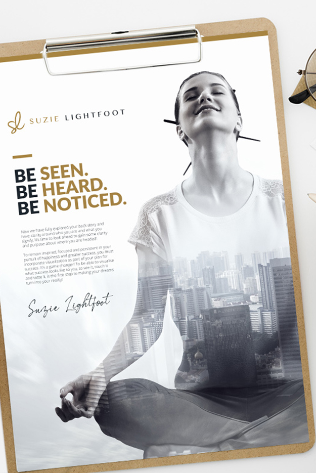 Suzie-Lighfoot-Be-Seen-Be-Heard-Be-Notice Suzie-Lighfoot-Be-Seen-Be-Heard-Be-Notice